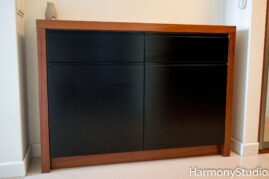 Komoda czarna fornir