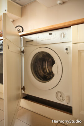 Pralka w zabudowie pod blatem