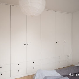 Biała szafa na wymiar do sypialni