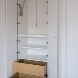 Wyposażenie szafy na wymiar - projekt