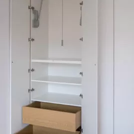 Wyposażenie szafy na wymiar - projekt